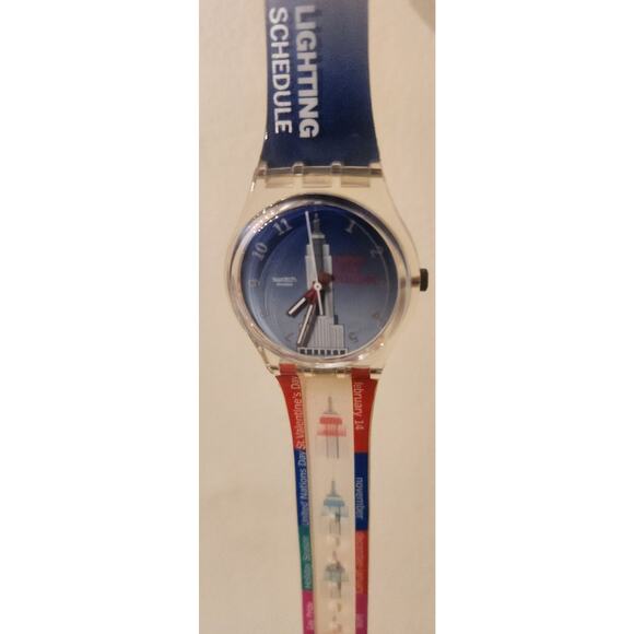 Swatch Watch EMPIRE STATE BUILDING BOX GK309PACK 1999 Limited Packagings NOS - Picture 10 of 17